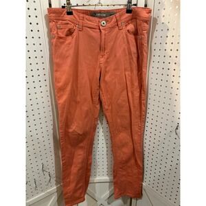 Jordache Skinny Jeans Coral Peach Women's Size 12